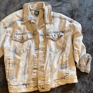 Oversized denim jacket